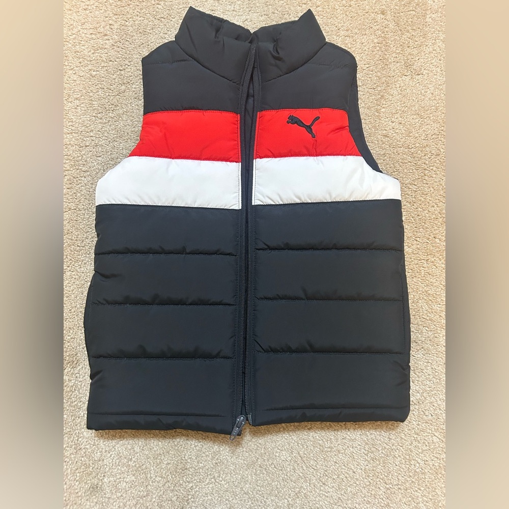 Puma Black Puffer Vest